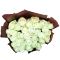 31 белая роза 60 см фото