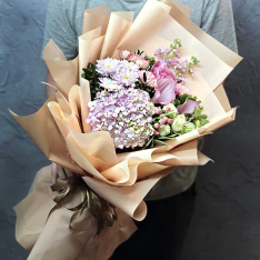Букет цветов «Невесомость» фото