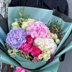 Букет цветов «Ароматный сад» фото