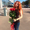 11 красных голландских роз фото