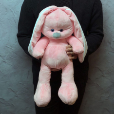 Мягкая игрушка «Розовый зайчик» фото