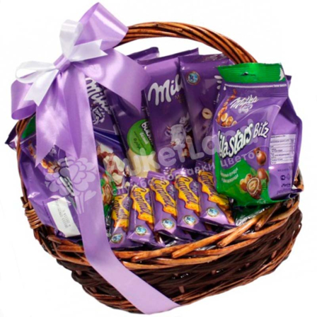 Подарочная корзина «Milka» buketland.com.ua Подарочная корзина «Milka» фото